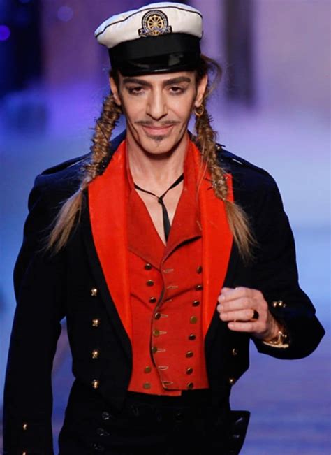 john galliano fashion designer.